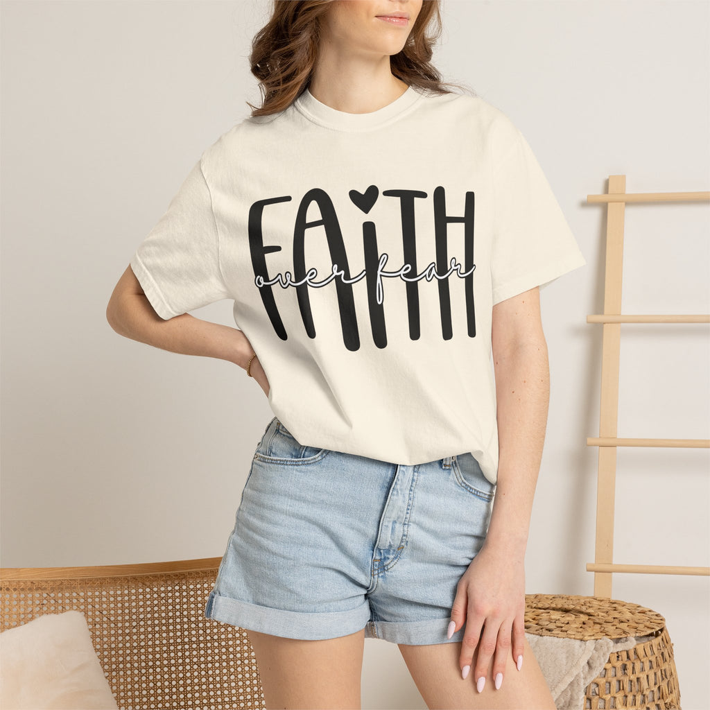Faith Over Fear T-Shirt — Inspirational Christian Tee
