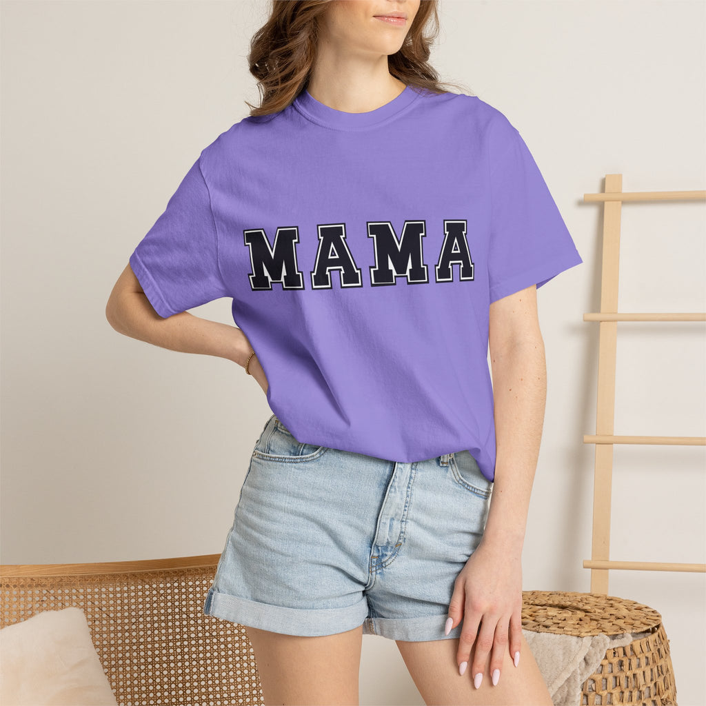 Mama Graphic Tee — Bold Varsity Mom T-Shirt (Mama)