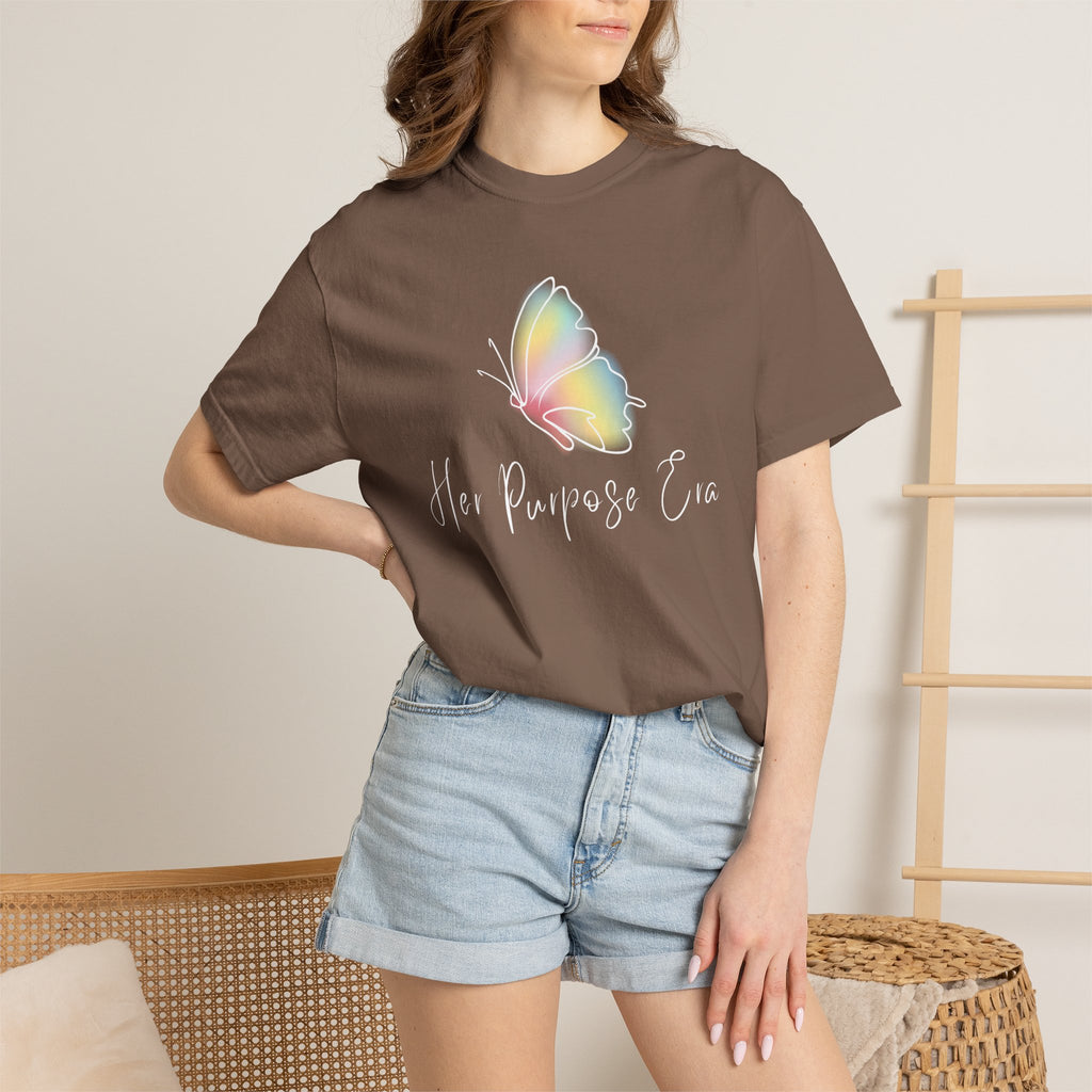 Butterfly 'Her Purpose' T-Shirt — Inspirational Graphic Tee