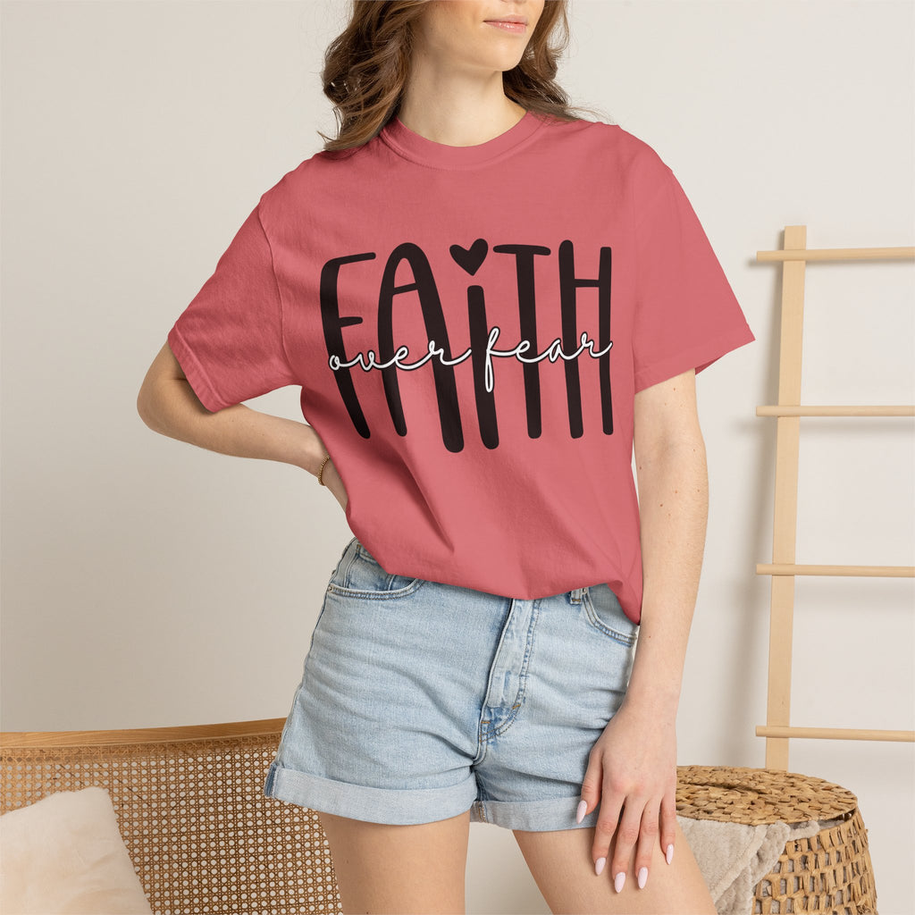 Faith Over Fear T-Shirt — Inspirational Christian Tee