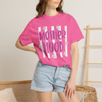 Motherhood Retro Flower T-Shirt — Vintage-Inspired Mom Tee