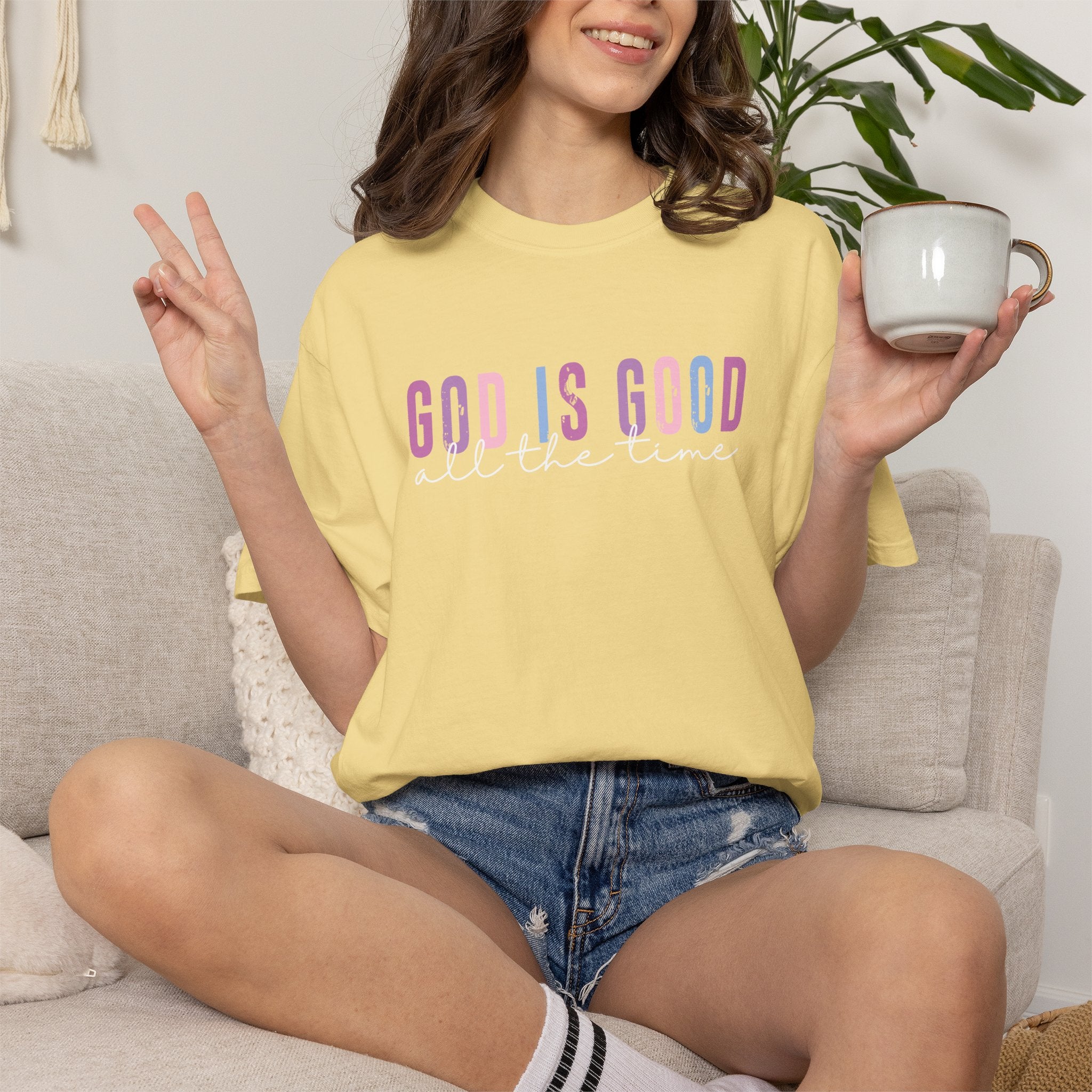 God Is Good T-Shirt — 'God Is Good All the Time' Inspirational Christian Tee