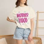 Motherhood Retro Flower T-Shirt — Vintage-Inspired Mom Tee