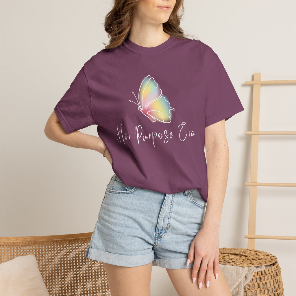Butterfly 'Her Purpose' T-Shirt — Inspirational Graphic Tee