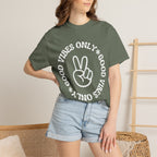 Good Vibes Only Peace Sign T-Shirt