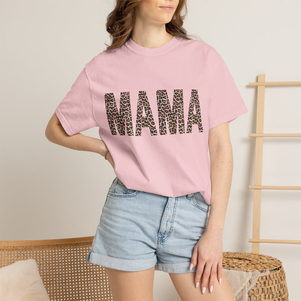 Mama Leopard Print T-Shirt
