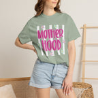 Motherhood Retro Flower T-Shirt — Vintage-Inspired Mom Tee