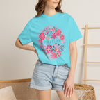 Mama Floral T-Shirt — Pink Flower Circle Mothers Day Gift