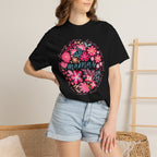 Mama Floral T-Shirt — Pink Flower Circle Mothers Day Gift
