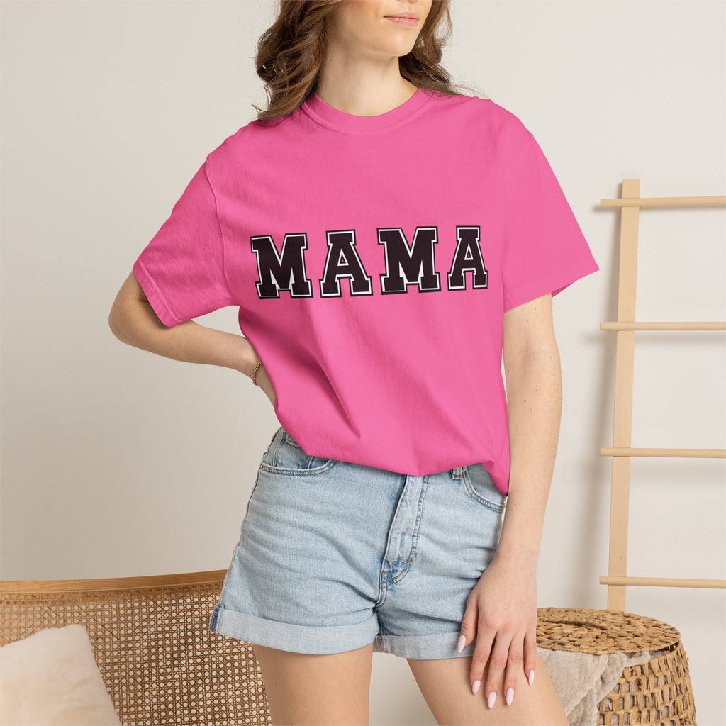 Mama Graphic Tee — Bold Varsity Mom T-Shirt (Mama)