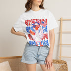 America Duck T-Shirt — Patriotic Funny Duck with Sunglasses & Hot Dog