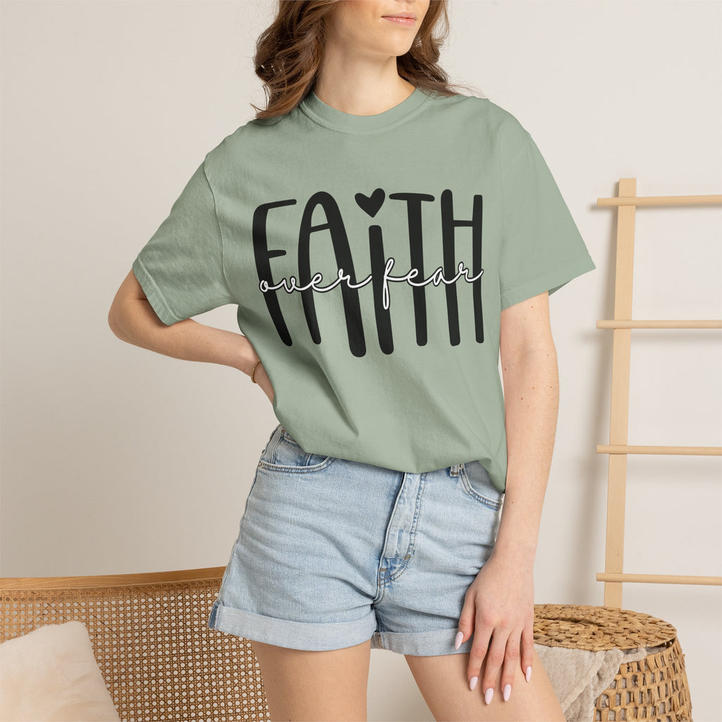 Faith Over Fear T-Shirt — Inspirational Christian Tee
