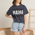 Mama Checkerboard T-Shirt — Retro Plaid Graphic Tee for Moms