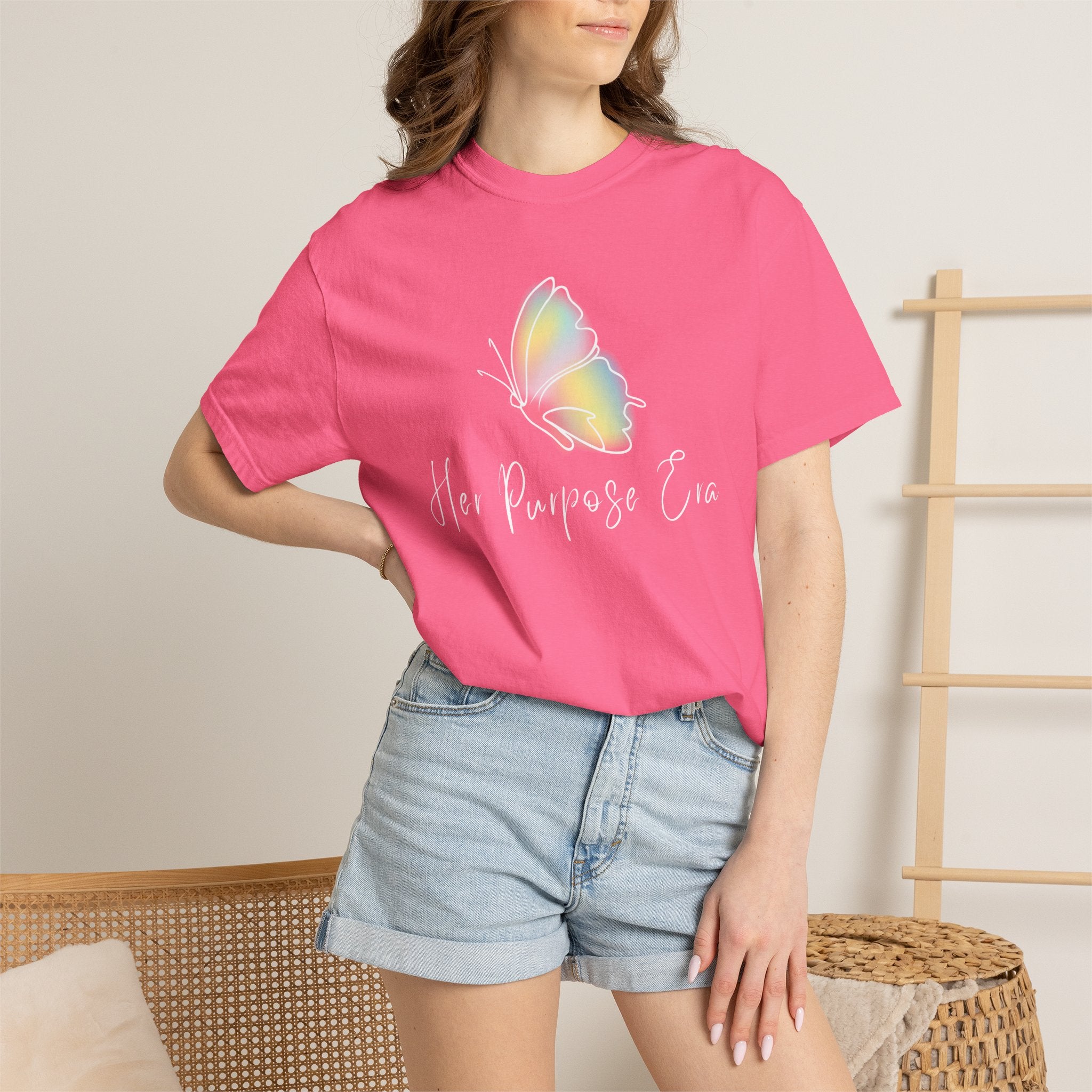 Butterfly 'Her Purpose' T-Shirt — Inspirational Graphic Tee