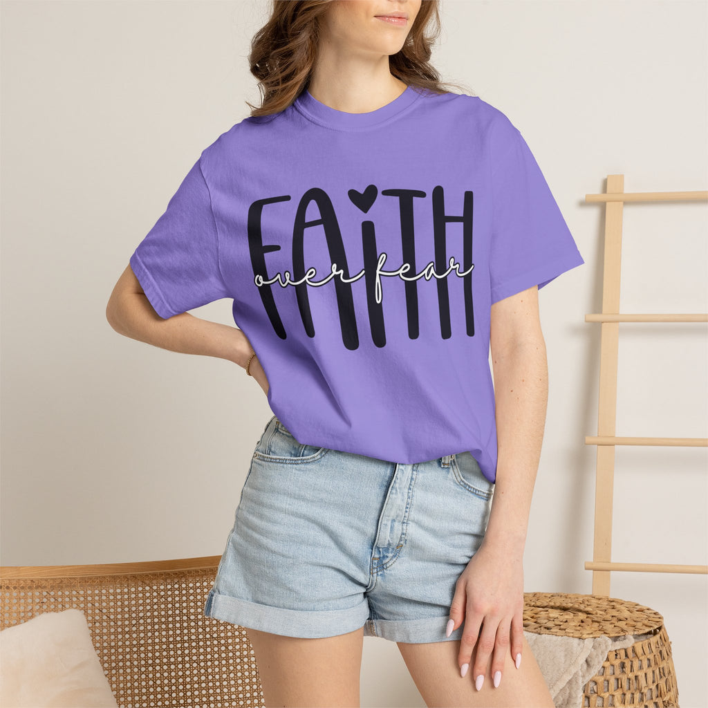 Faith Over Fear T-Shirt — Inspirational Christian Tee