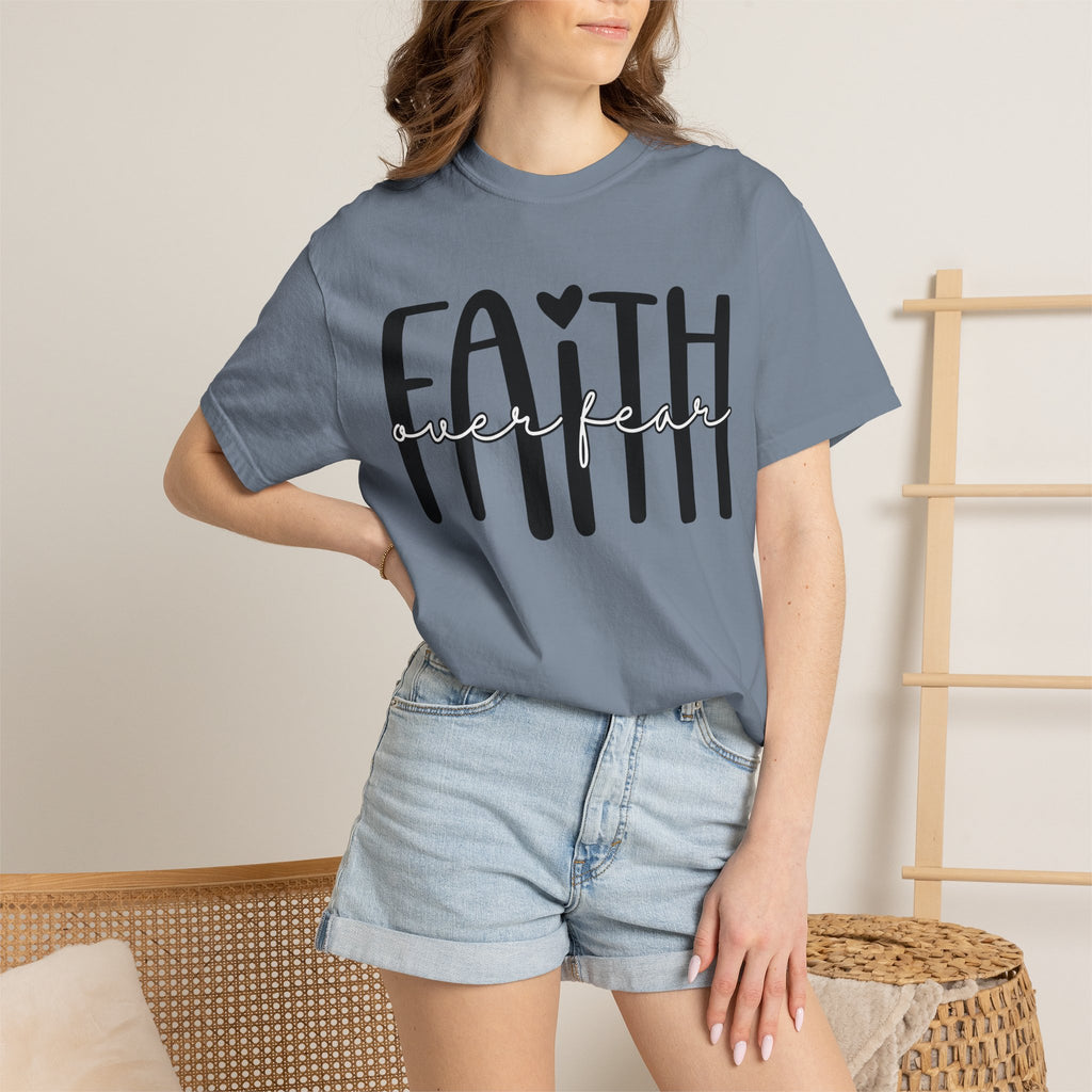 Faith Over Fear T-Shirt — Inspirational Christian Tee